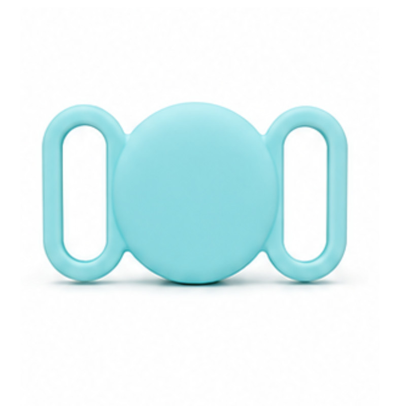 Silent Silicone Slide On Pet Tag Compatible with Apple Air Tag Find My Dog Cat