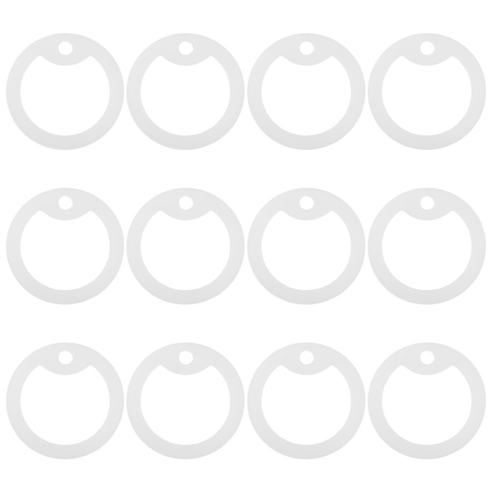 12Pcs Durable Glow in Dark Silicone Dog Tag Silencers Noise Reducing Protectors