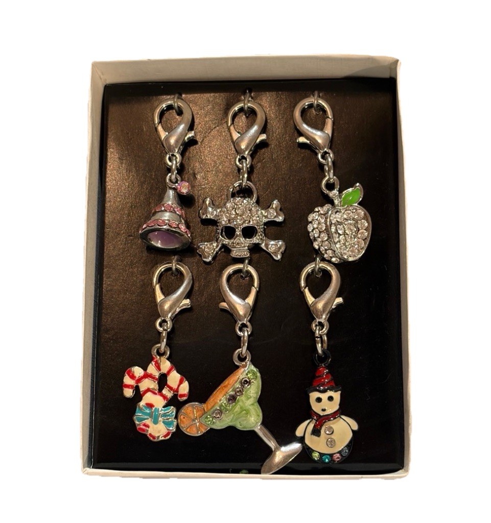 Aria Assorted Pet/Dog Charms For Collar (Set Of 6)