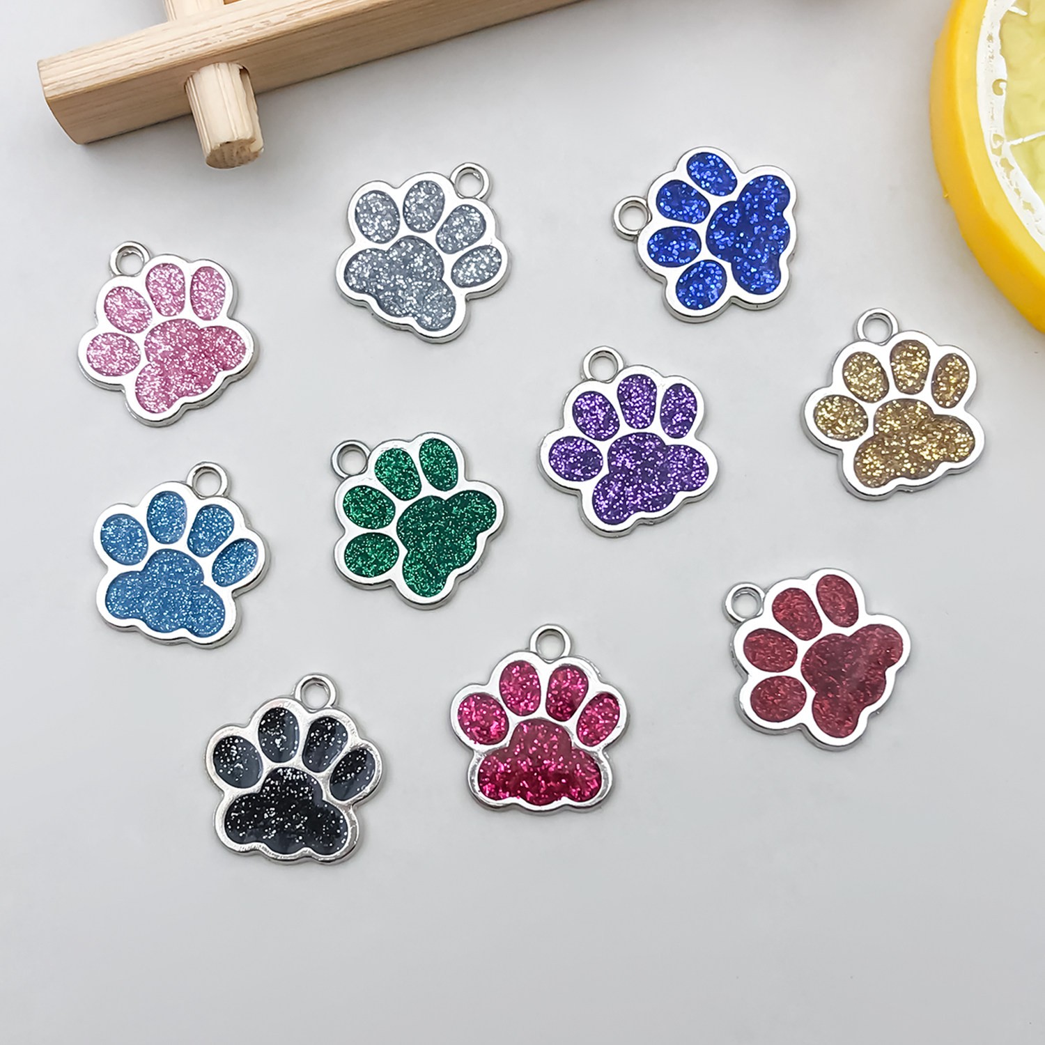 1x Small Dog Tag S Size Pet Puppy ID Nameplate Collar Charm Accessories Blank