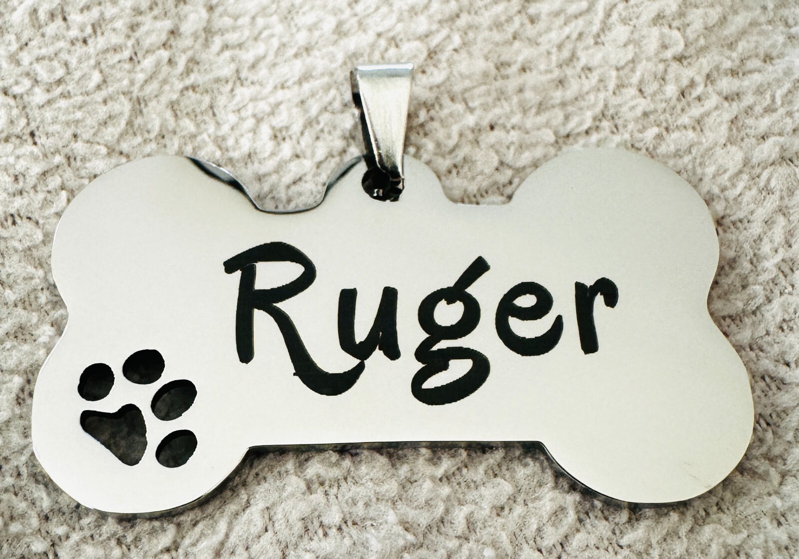 Hi-Quality Stainless Steel Pet ID Tag Dog Tag Personalized Front/Back Engraving
