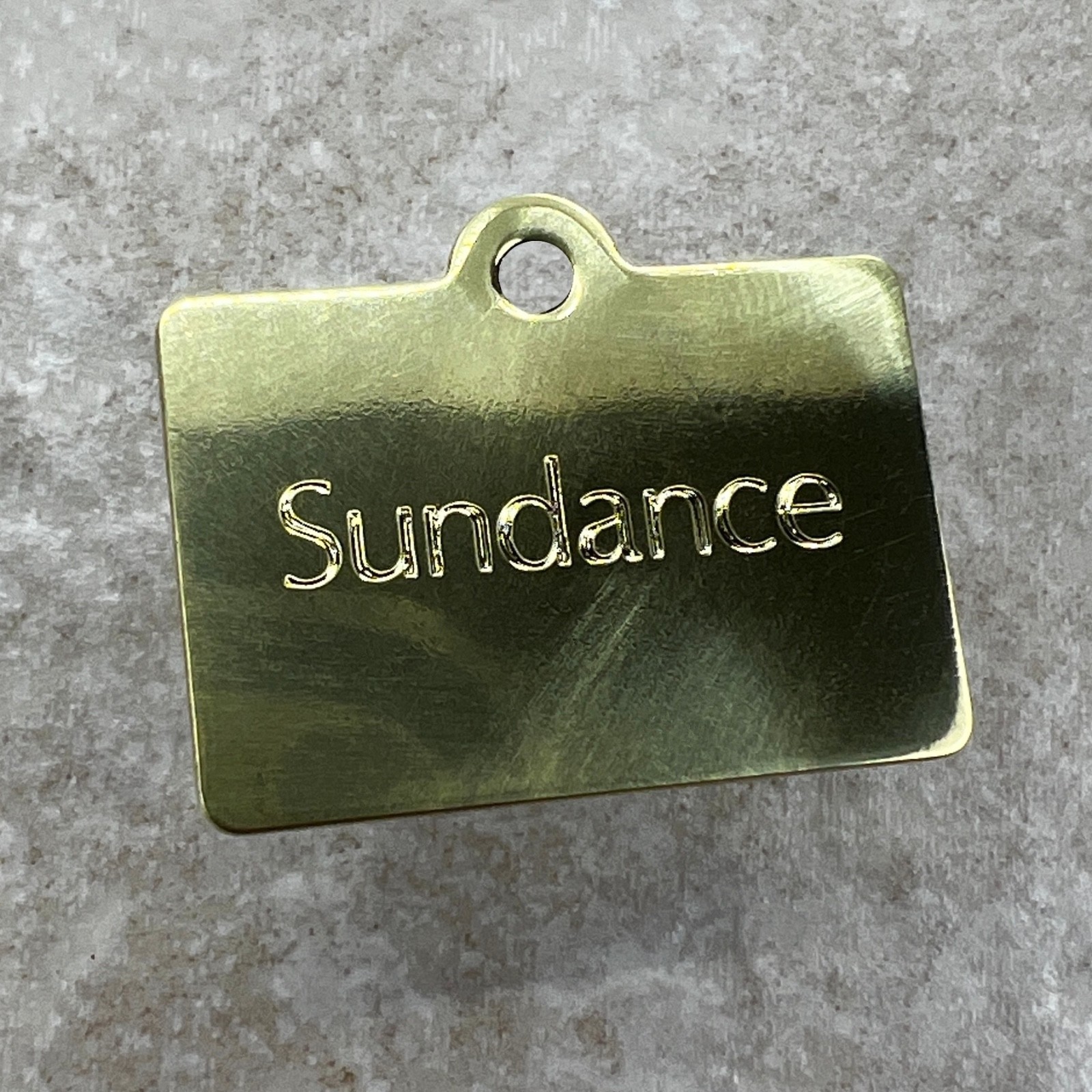 Custom Engraved Dog Tags Personalized Dog Collar Pet Tags BRASS SECRET AGENT