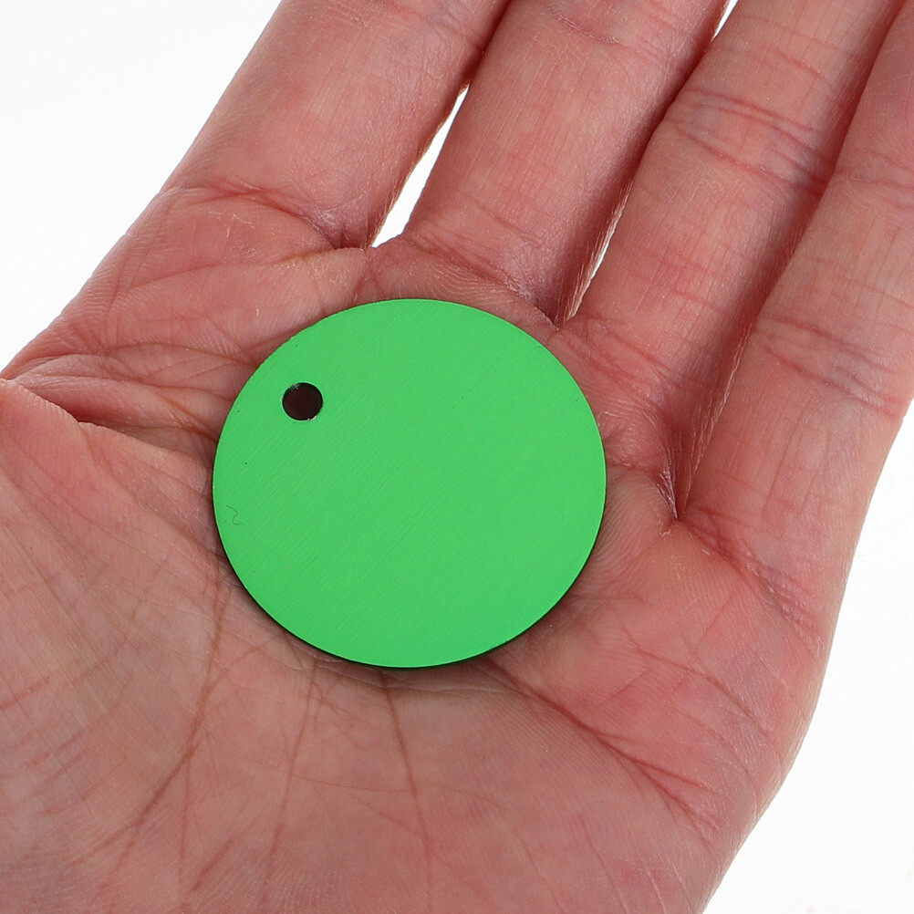 25PCS Blank Hanging Tag Metal Tags for Stamping Blank Aluminum Blanks Keychains