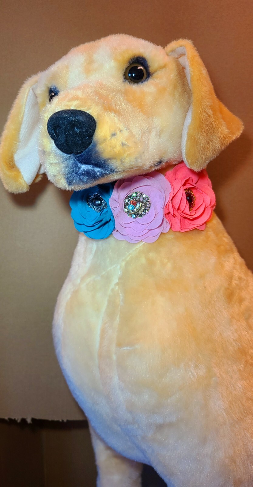 Pet Jewelry Floral Rhinestone Dog Cat Decorative Collar Charm Brooches x 3 #D16