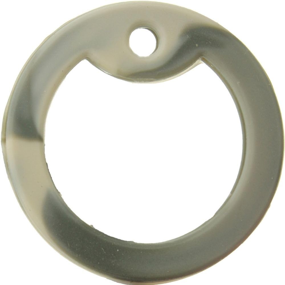 ARMYU Military Dog Tag Silencers Round Silicone Rubbers Army Dog Tags 50-Pack
