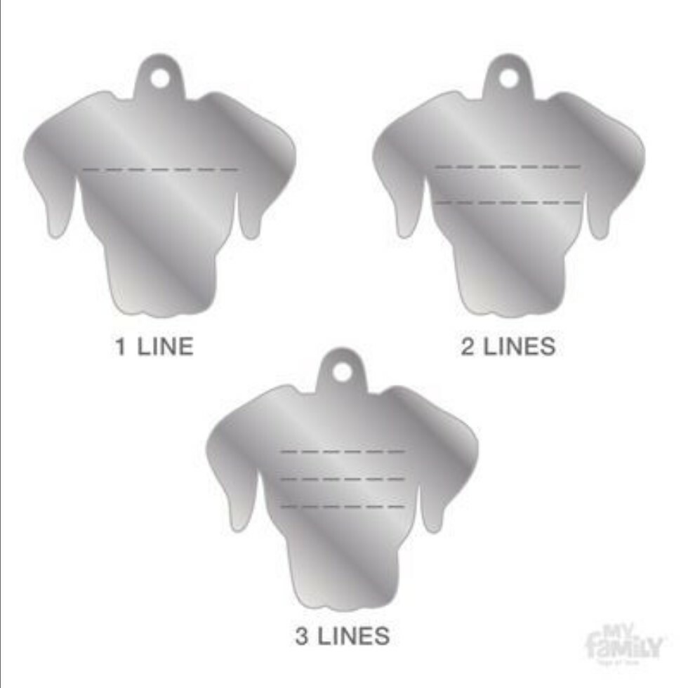 Doberman / Dobermann Dog ID Tag (48) – Engraved FREE – Personalised – Keyring