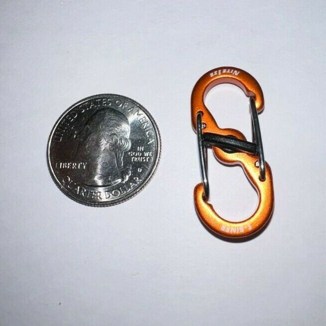 Nite Ize MINI S-BINER® MICROLOCK® ALUMINUM – Choice of 7 COLORS