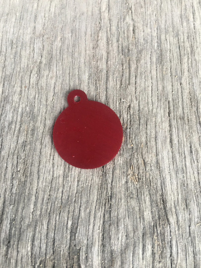 Personalized Engraved Aluminum Service Dog Pet ID Medical Symbol