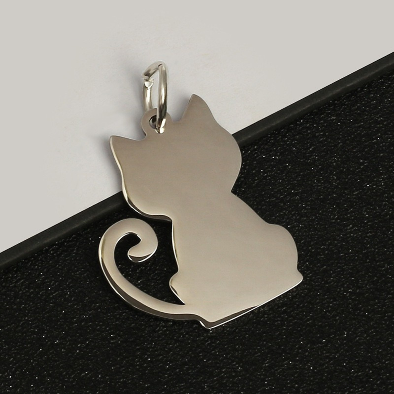 Personalized Pet ID Tag Custom Engraved Dog Cat Name Collar Tag Stainless Steel