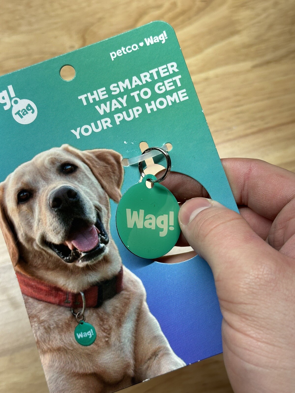Wag! NFC & QR Code Smart Pet ID Personalized Dog Cat Tag, Online Pet Profile,