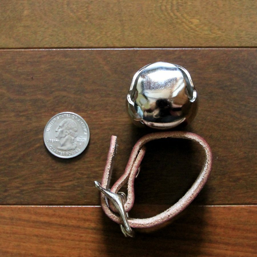Auburn Leathercrafters Bear Bell with Leather Buckle 1-1/2 – Loud & Clear Sound