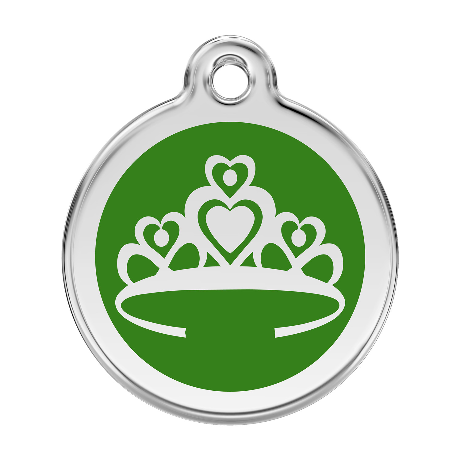 Red Dingo Dog Cat ID Pet Tag Engraved Free Shipping Crown – 11 Colors-Life Guar