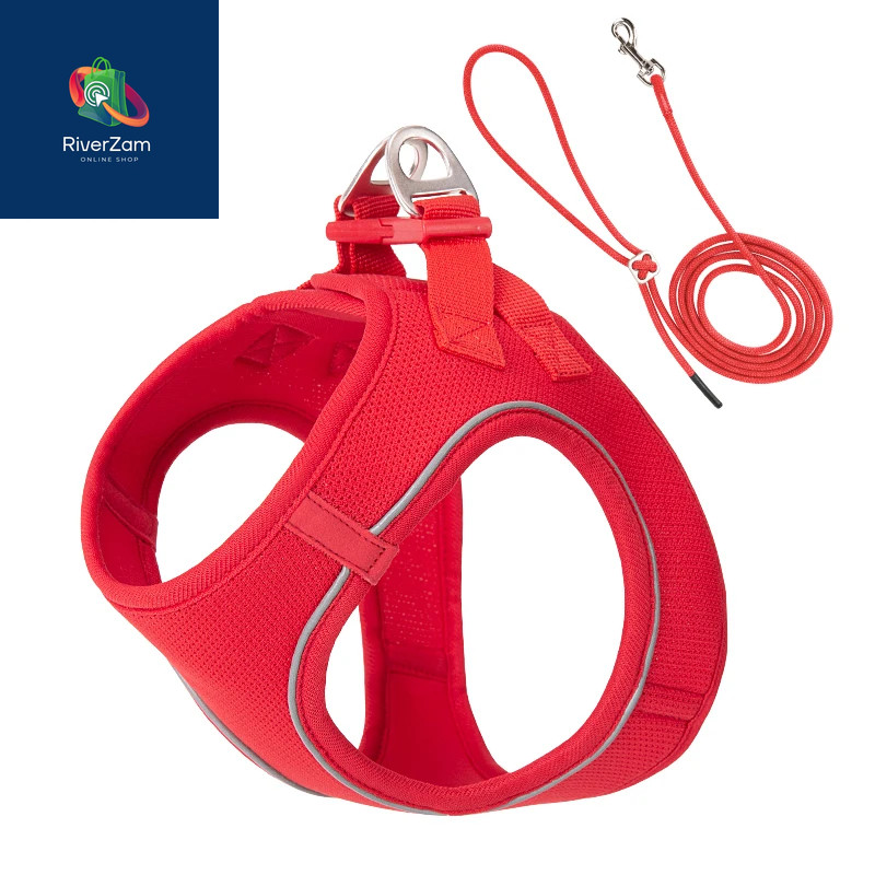 Reflective Harness and Leash Set for Dogs and Cats – Adjustable and Comfortable