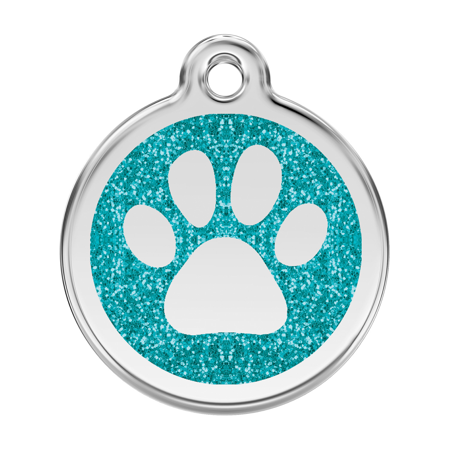 Dog Cat Pet – Red Dingo – Dog ID Tag Charm – Lifetime Guarantee – Glitter Paw