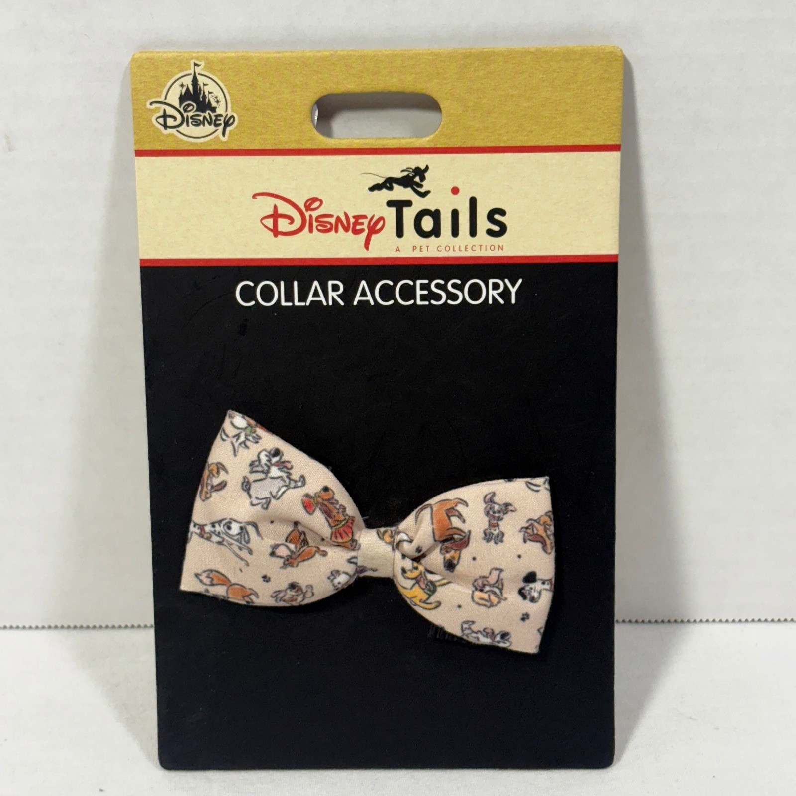 Disney Tails Pet Collar Accessory Bow Tie Disney Dogs Pattern Cute Pet Charm NEW