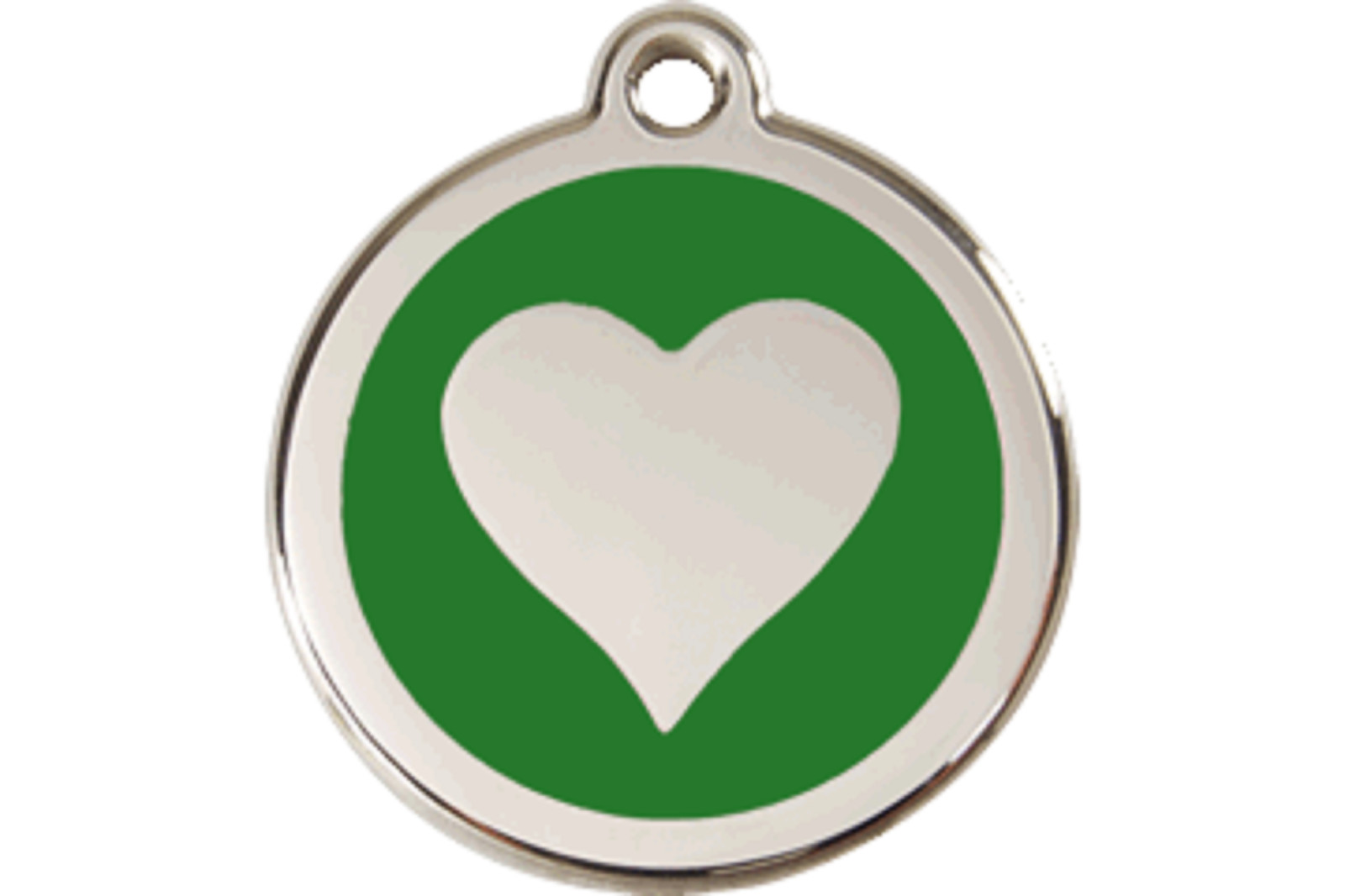 Dog Cat Puppy Pet – Red Dingo – Dog ID Tag Charm – Lifetime Guarantee – Heart