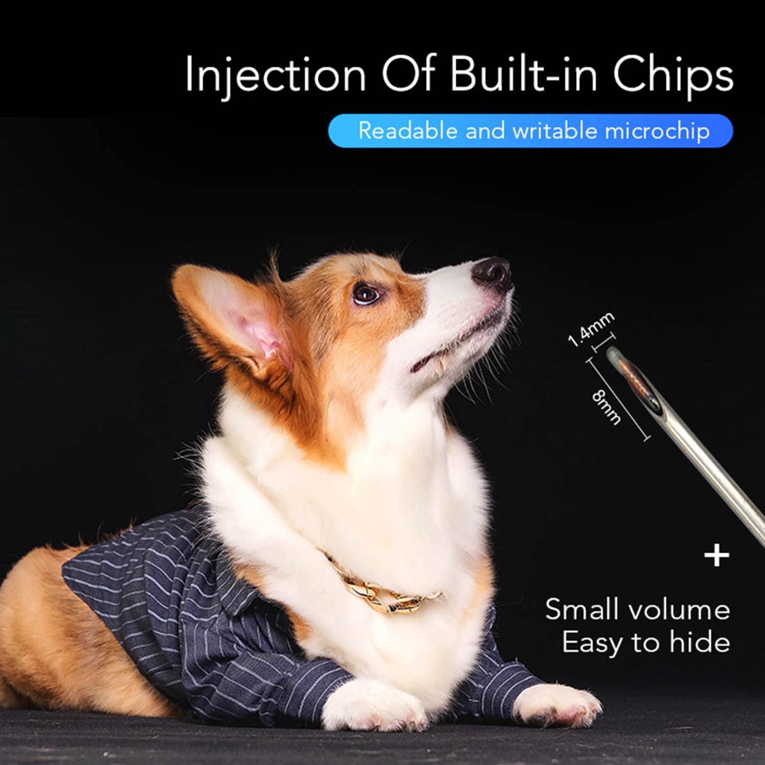 20 PCS 1.4x8mm Pet Microchip 134.2kHz ISO11784/5 FDXB RFID Implant Tracker