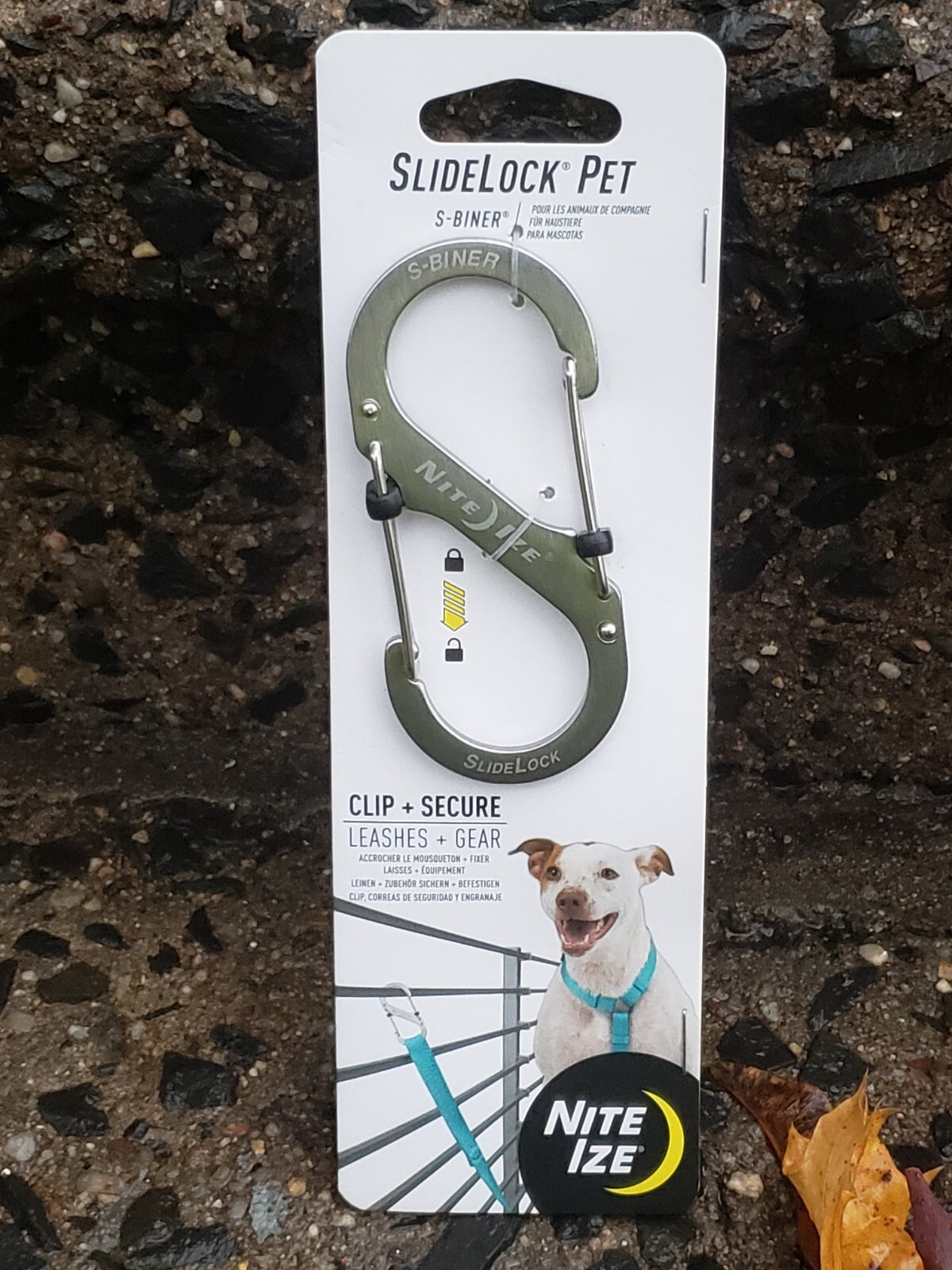 NEW Nite Ize SlideLock Pet S-Biner Animal Dog Strong 3.5″ Secure Your Pet