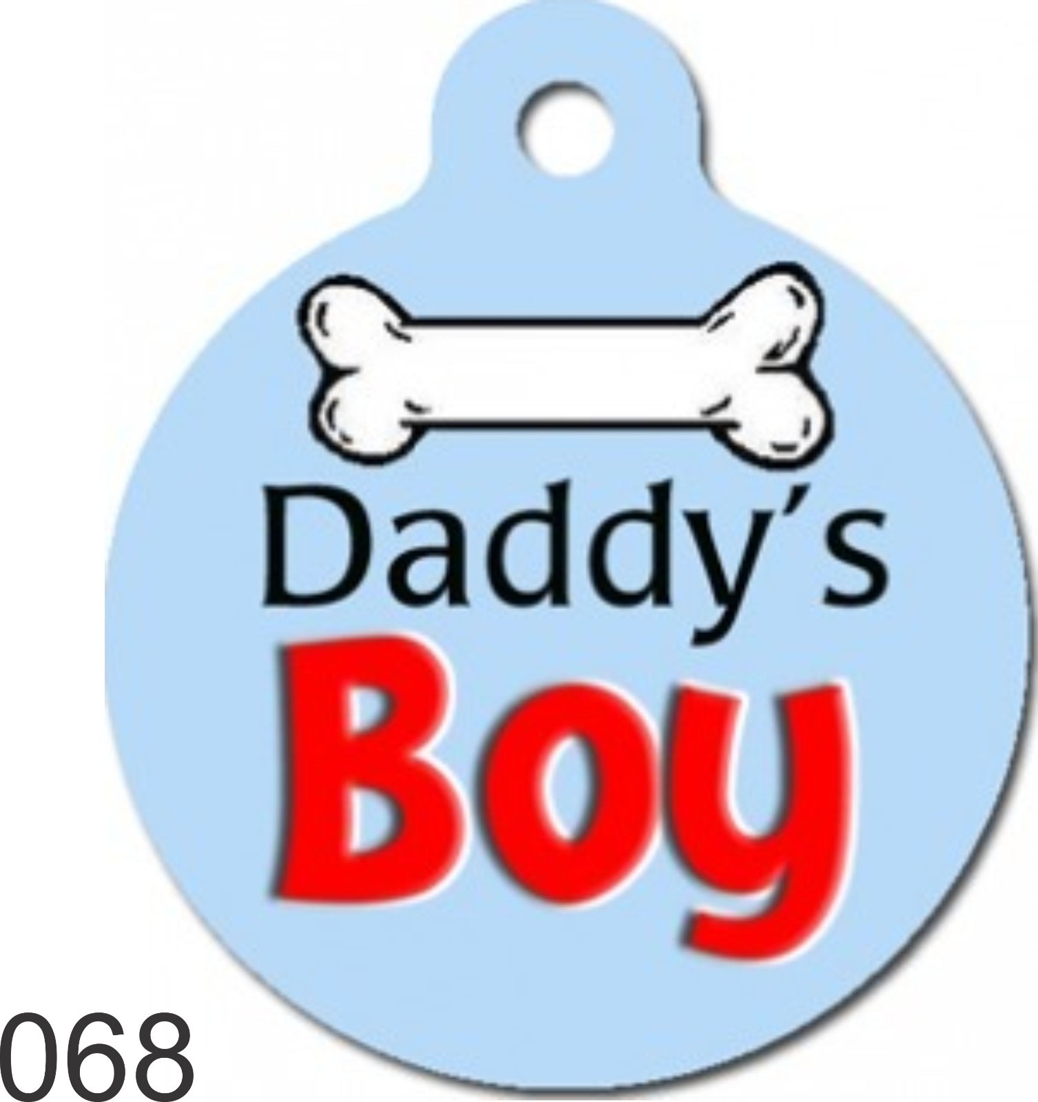 Pet Tags Personalized Pet ID tag for Dog and Cat ROUND Tag unique PINK Heart