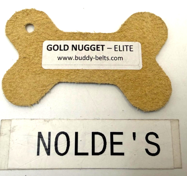 Buddy Belt Gold Nugget Bone Shaped Key Fob DS255B4TF983