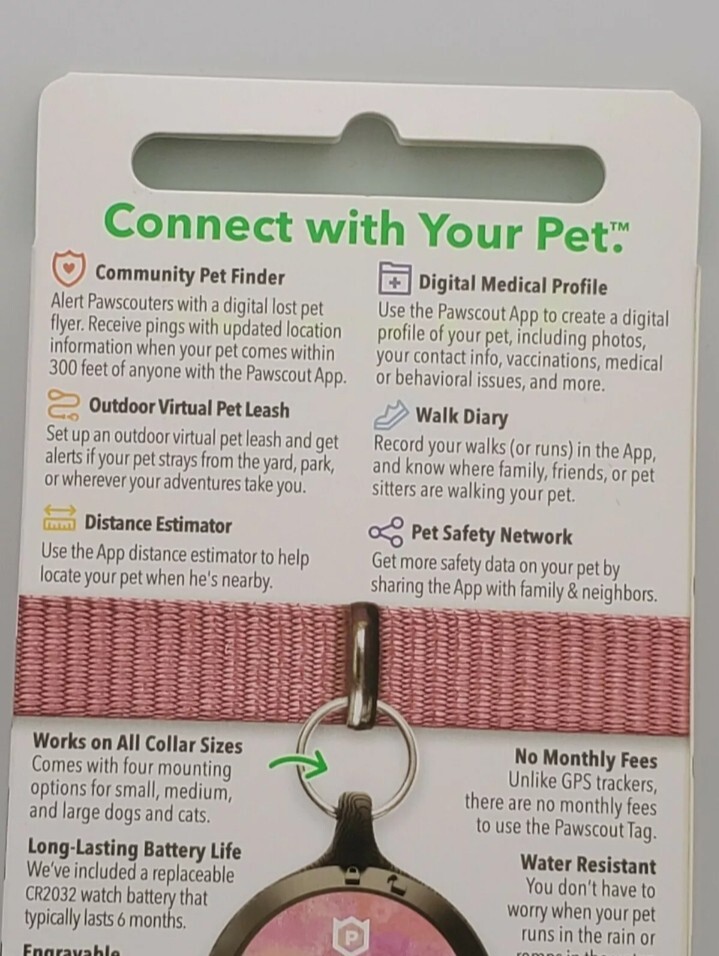 Pawscout The Smarter Pet Tag Community Pet Finder Connects To Your Phone NEW