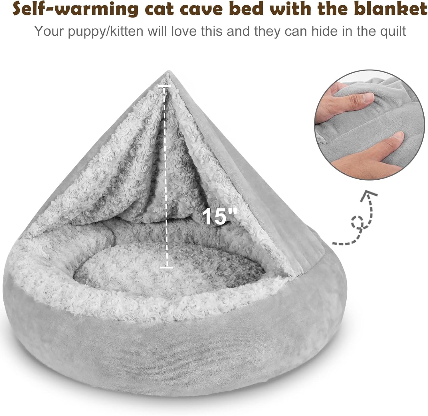 Cama the Cuddle Collab Pet Moderna Estrutura De Madeira Enchimento De Espuma P/