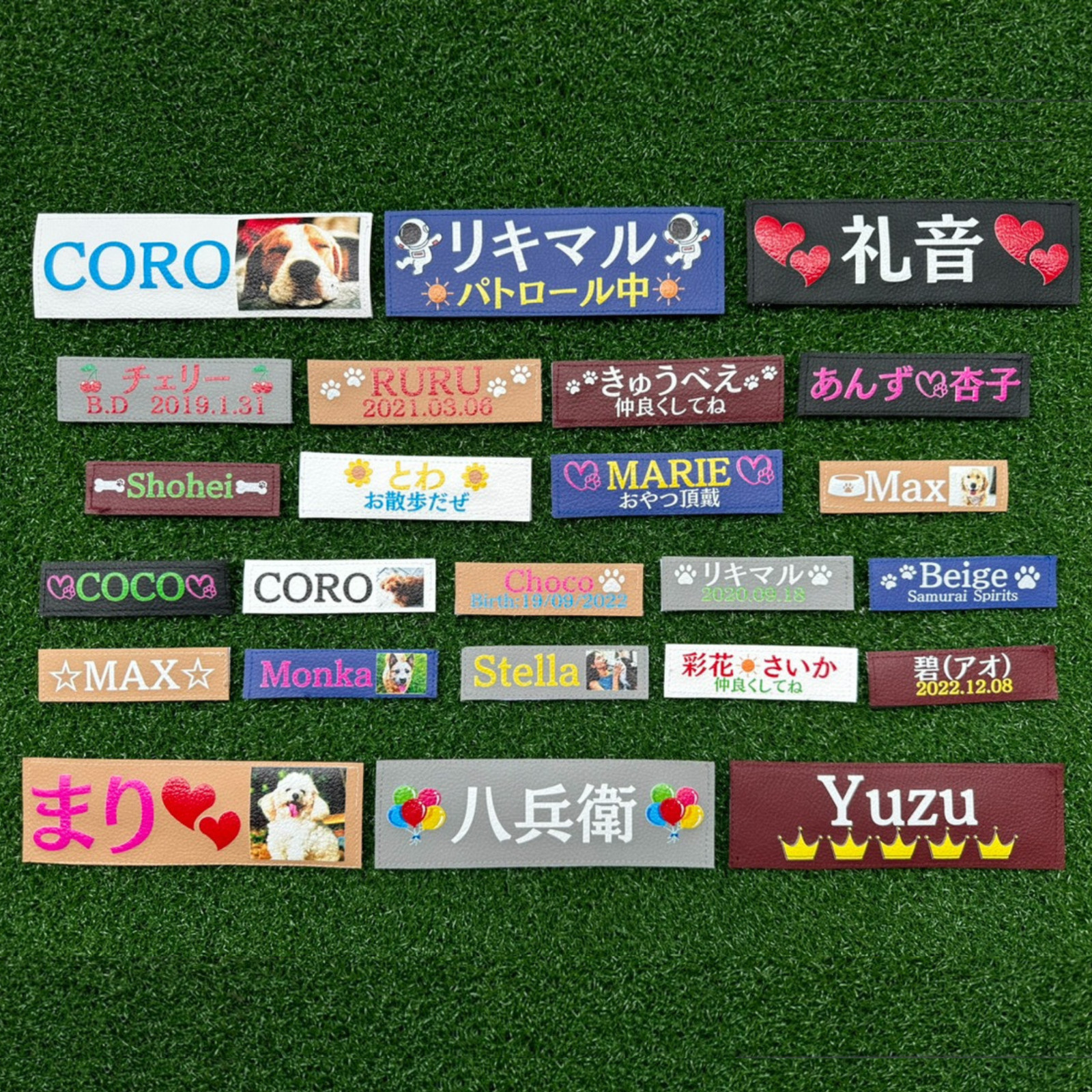 Personalized Name Patches Dog Tag For Dog Harness Replacement Badge K9 Type 2Pcs