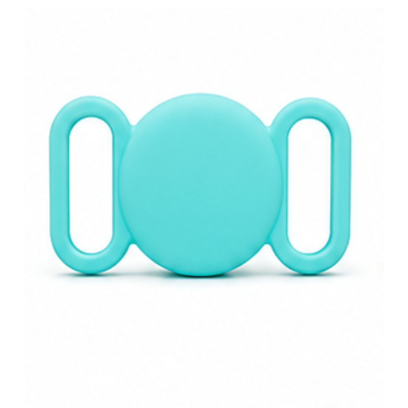 Silent Silicone Slide On Pet Tag Compatible with Apple Air Tag Find My Dog Cat