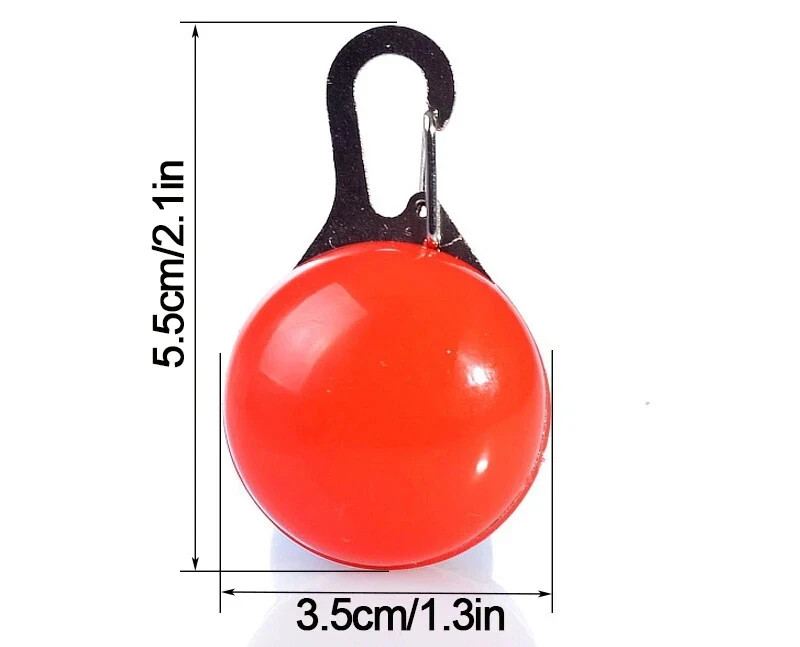 LED Flashing Clip On Pedant Night Light Pet Safety Dog Cat Collar – Choose