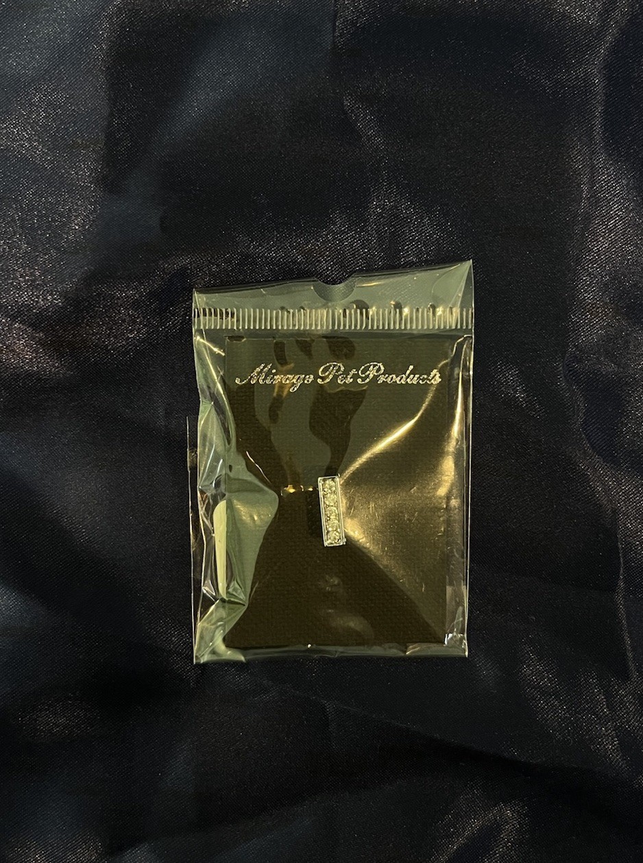 Mirage Pet Product Letter “i” Rhinestone Collar Charm .