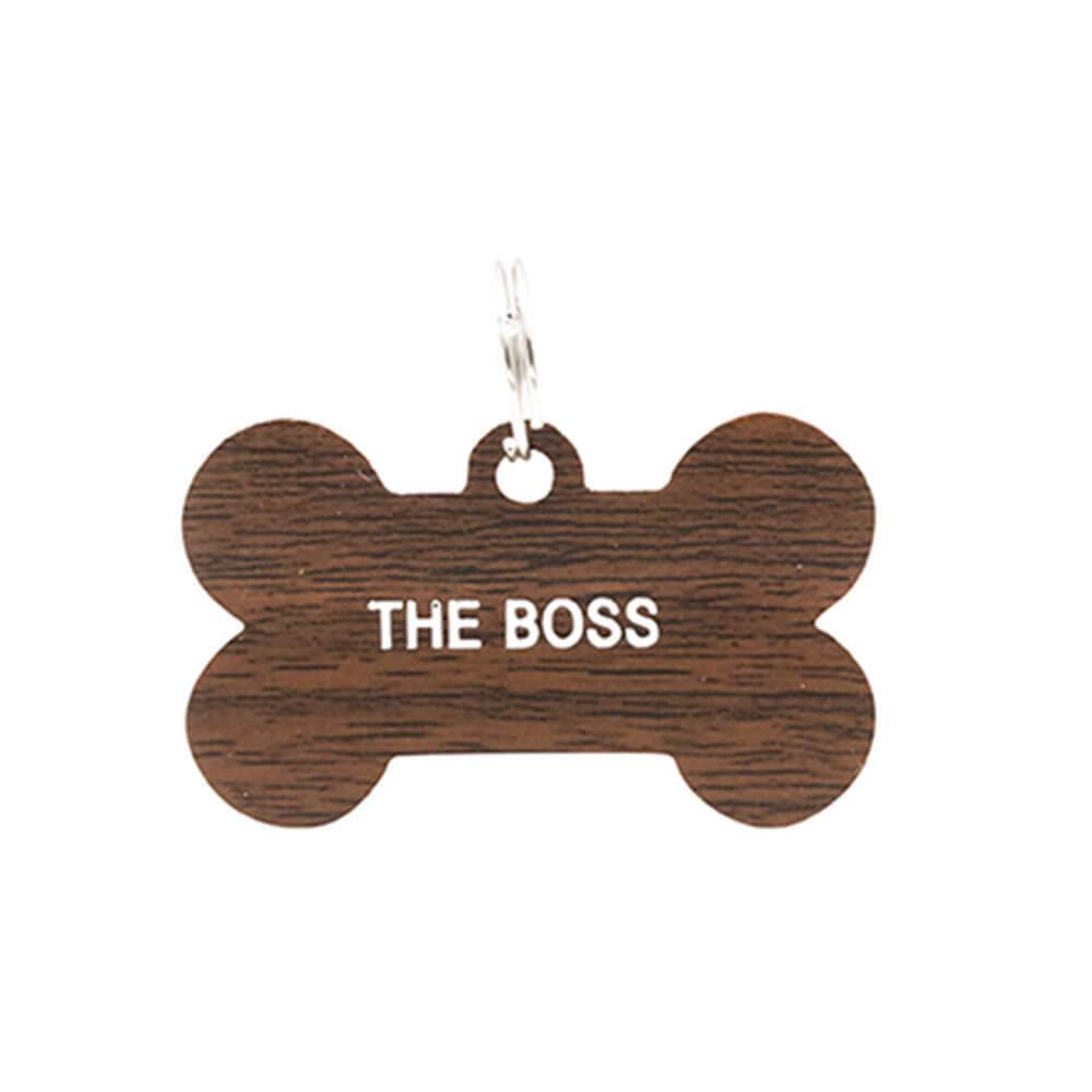 Colorful High Quality and Durable Acrylic Dog Collar Tag Say What Dog Tag