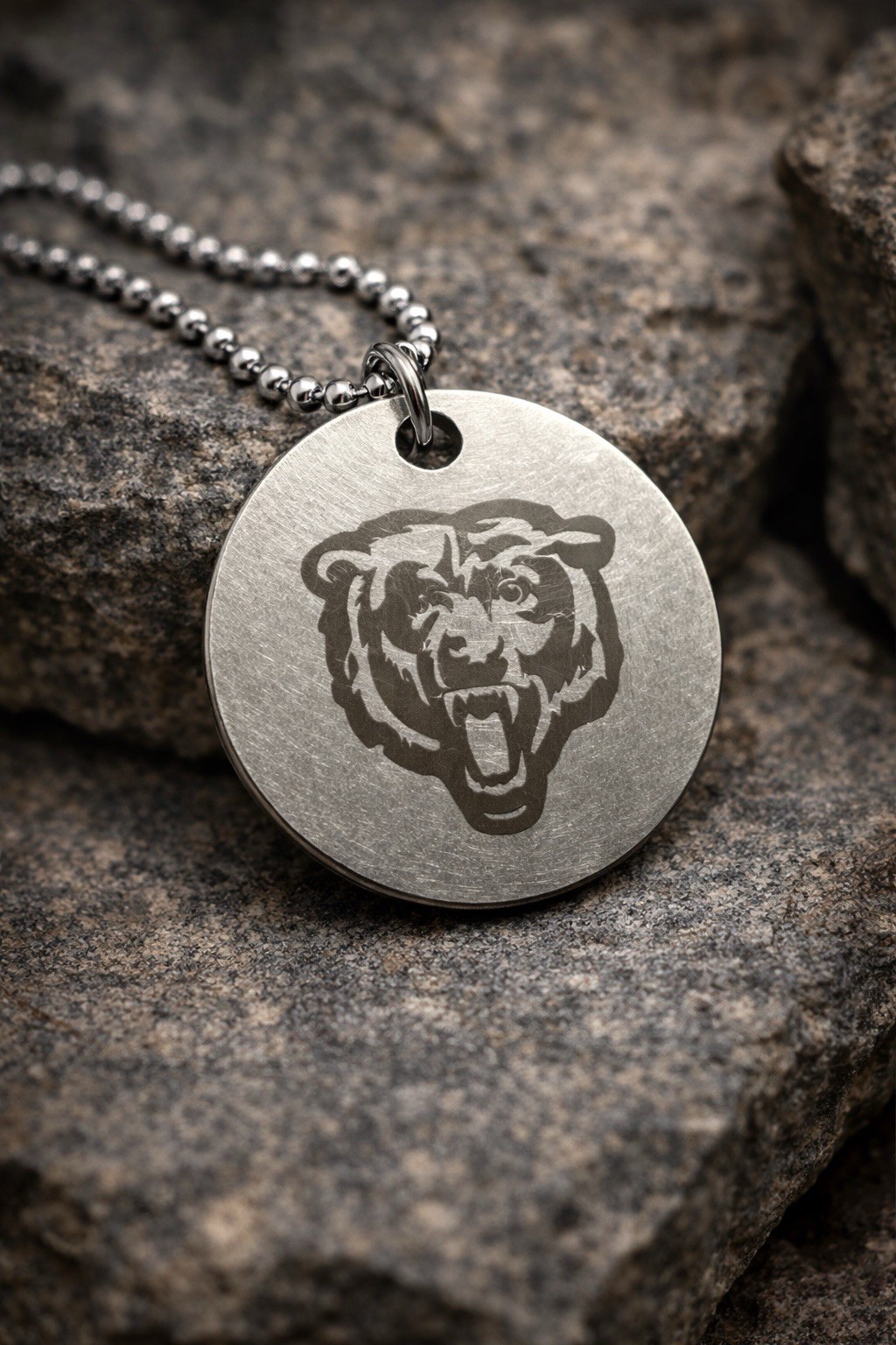 Personalized Dog Tag with Photo Engraving Custom Pet ID Necklace Stainless Steel