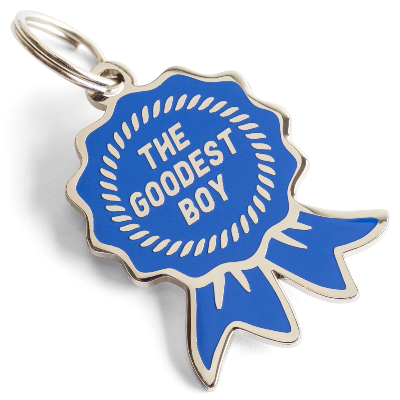 The Goodes Boy Dog Tag, Award Ribbon Pet ID Tag, Dog Tags for Dogs, Dog Name Tag