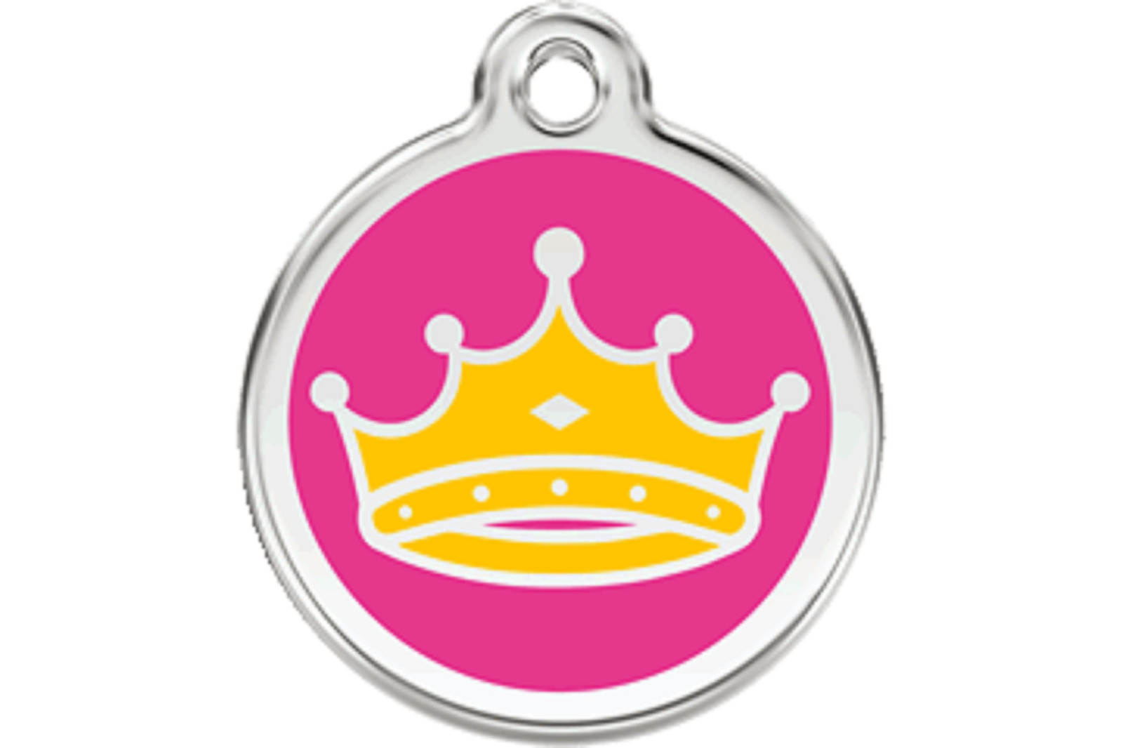 Queen Dog Cat Pet ID Tag Charm – Personalized – Red Dingo – Lifetime Guarantee