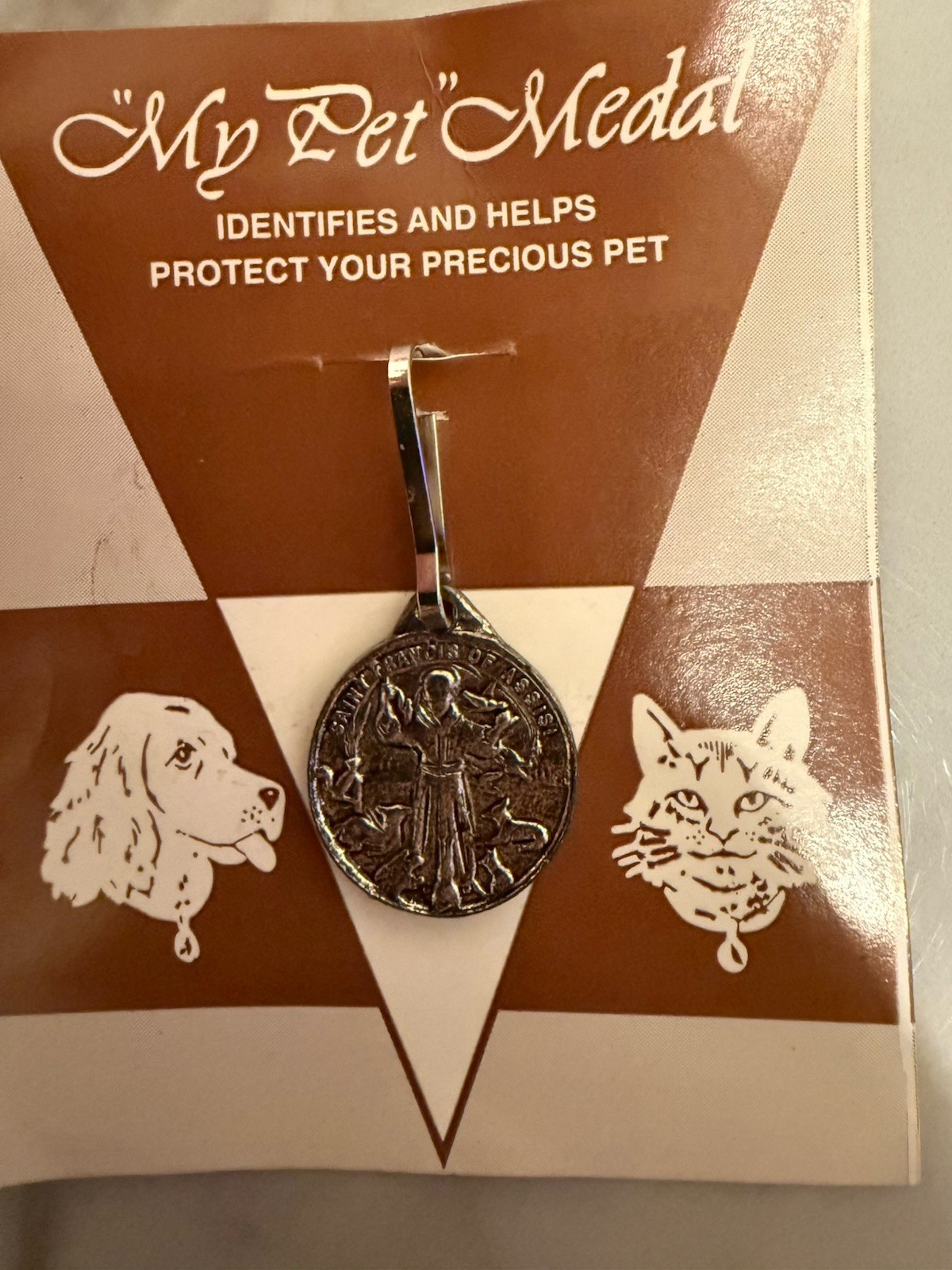 My Pet Medal Saint Francis Pet Tag