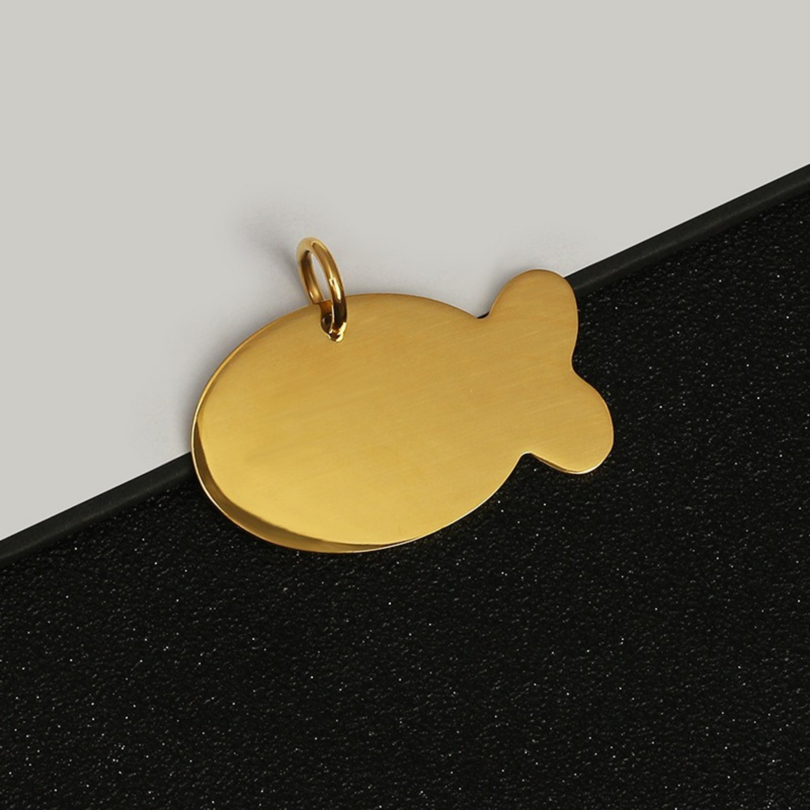Personalized Pet ID Tag Custom Engraved Dog Cat Name Collar Tag Stainless Steel