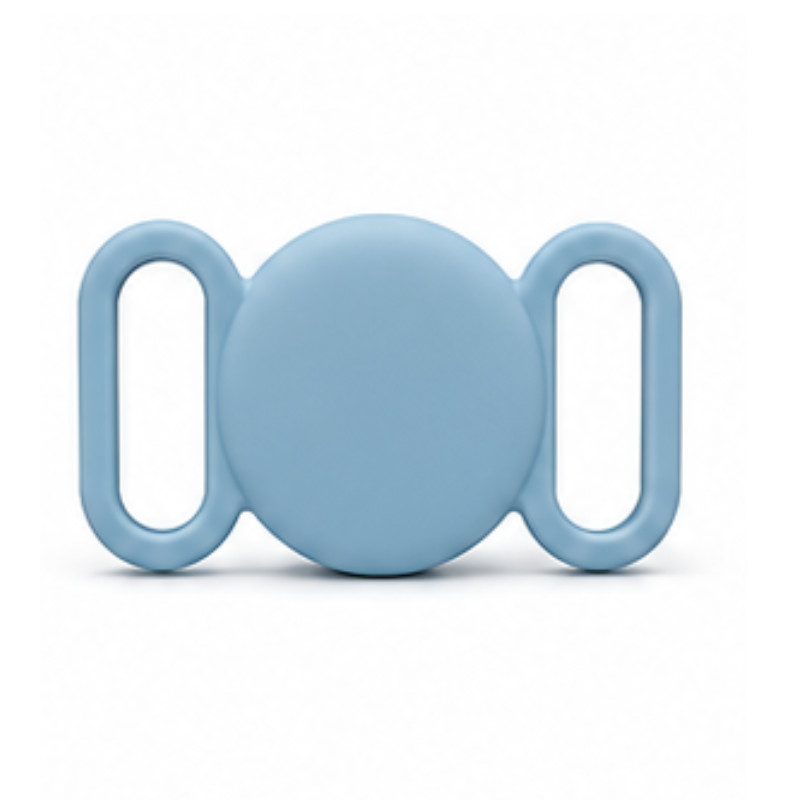 Silent Silicone Slide On Pet Tag Compatible with Apple Air Tag Find My Dog Cat