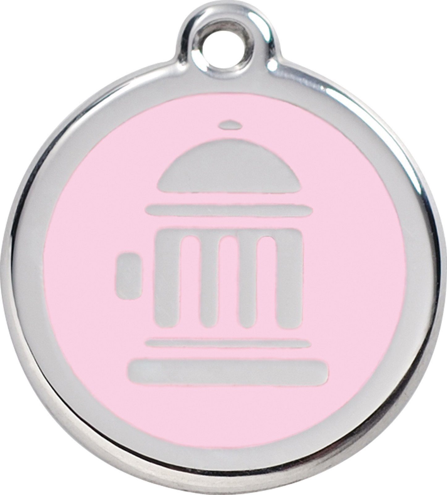 Steel Red Dingo Hydrant ID Dog Tag Black Purple Blue Green Yellow Red Pink