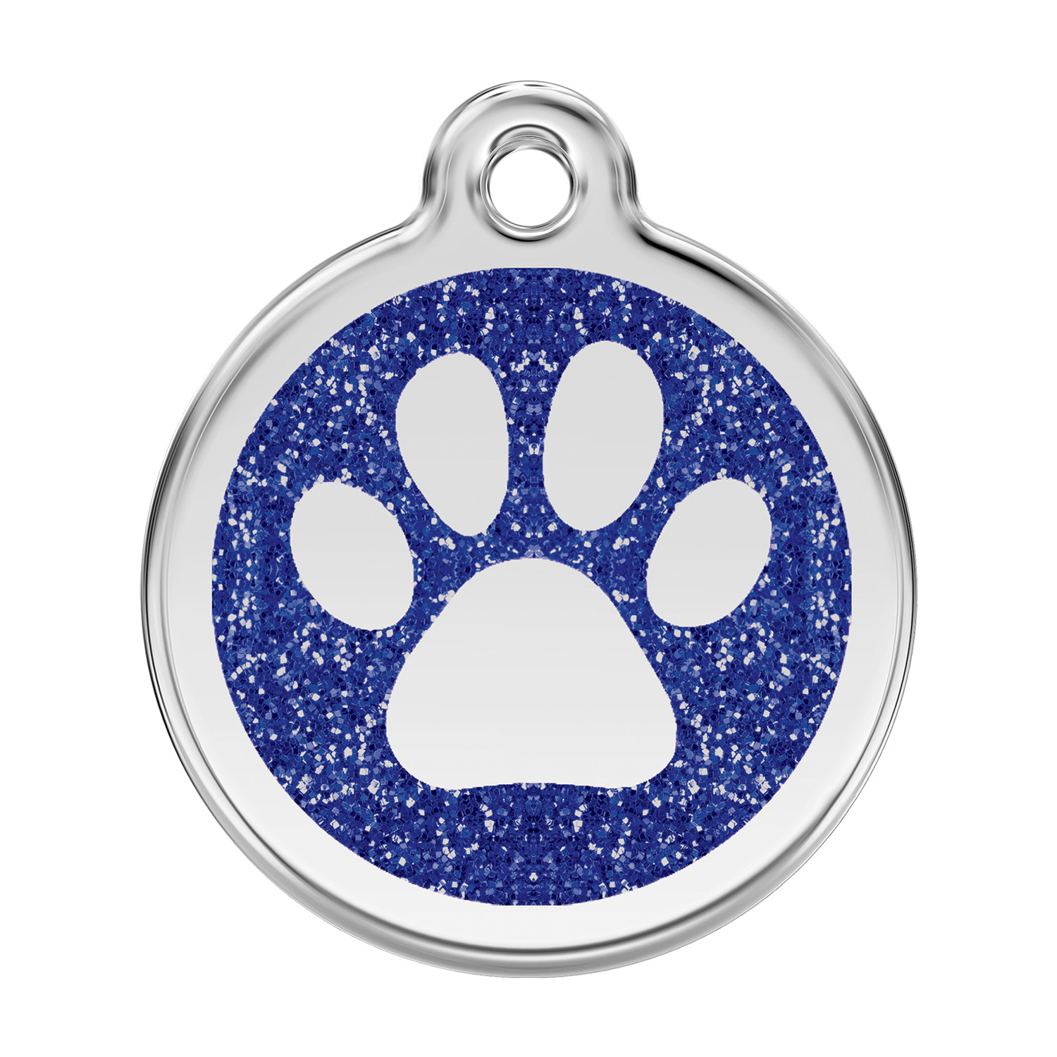 Dog Cat Pet – Red Dingo – Dog ID Tag Charm – Lifetime Guarantee – Glitter Paw