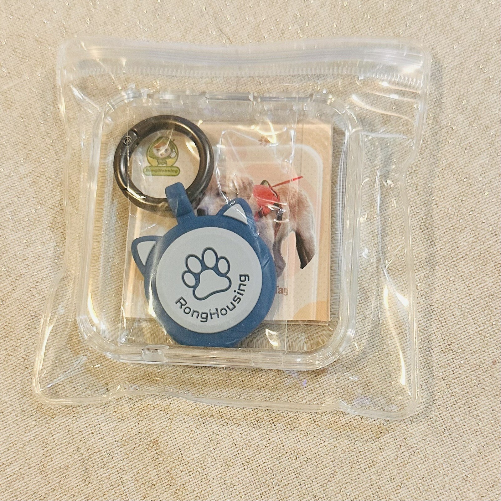 RongHousing QR Code Dog ID Tag, Scannable QR Code Smart Pet Tag For Dogs & Cats