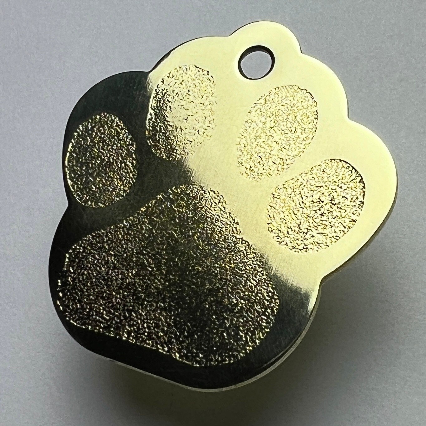 Custom Engraved Dog Tags Personalized Dog Collar Pet Tags Engraved ID BRASS PAW