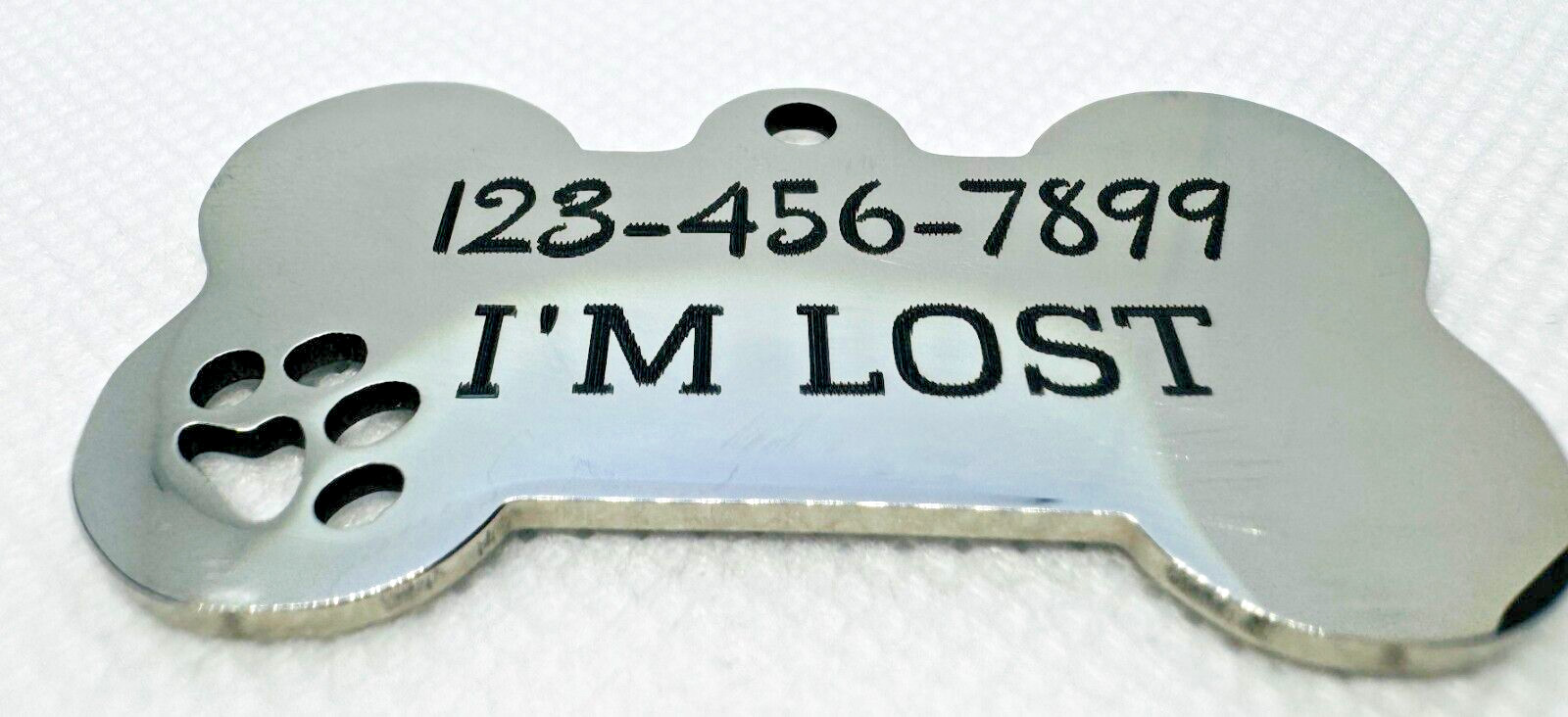 Hi-Quality Stainless Steel Pet ID Tag Dog Tag Personalized Front/Back Engraving