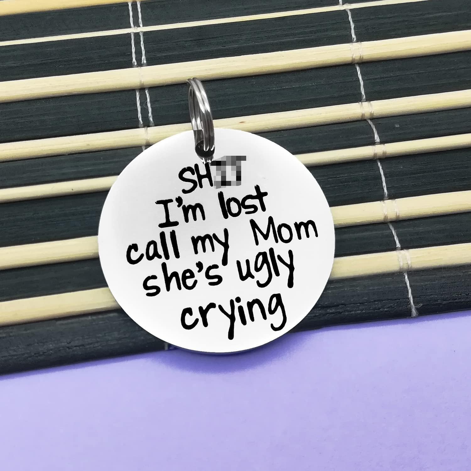 Funny Pet Tag Puppy Pet ID Tags for Cats Owner or Dog Lover Stainless Steel D…