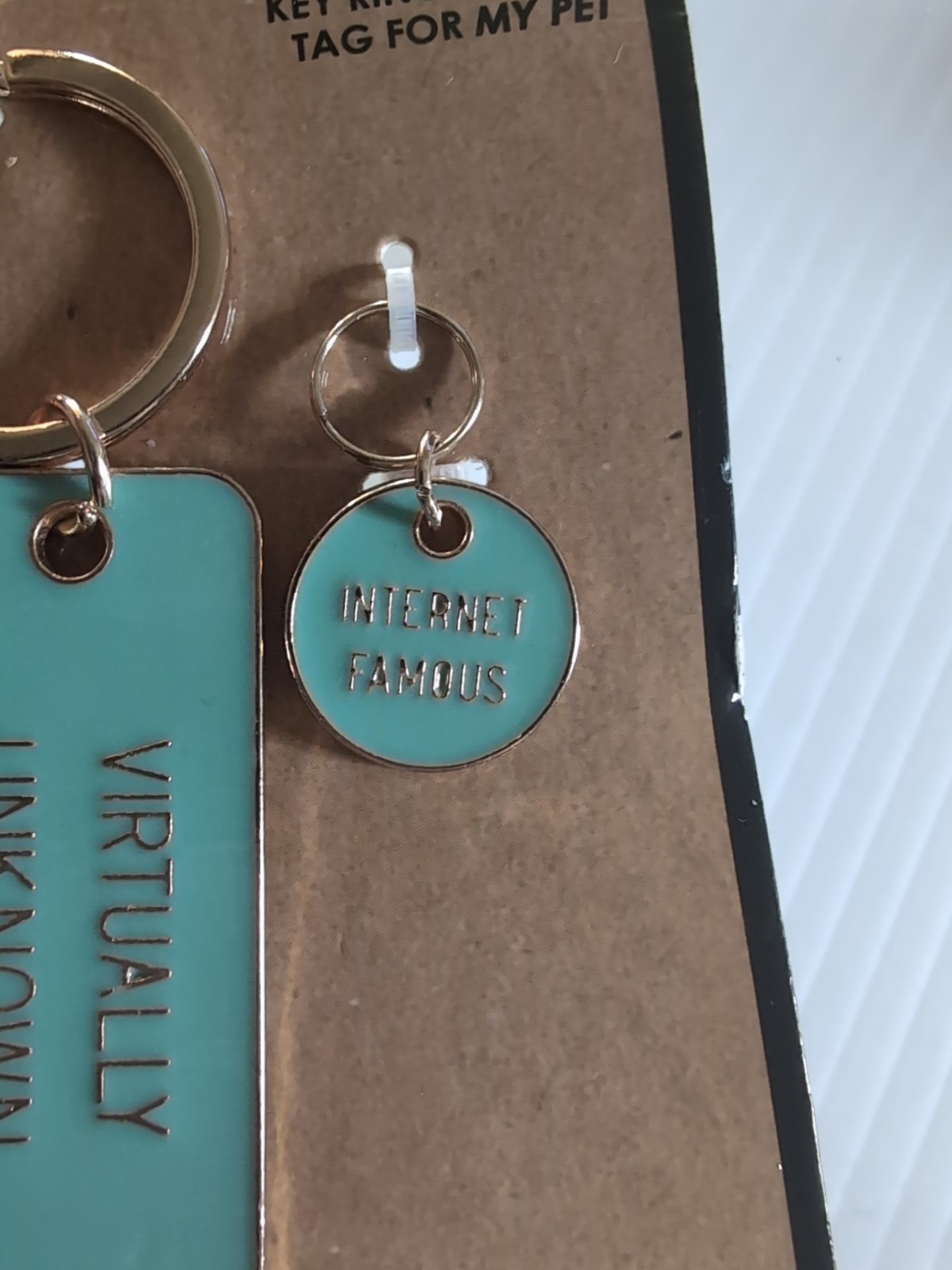 Heads or Tails 2PC Pet Collar Tag with Matching Keychain Set – Virtually Unknown