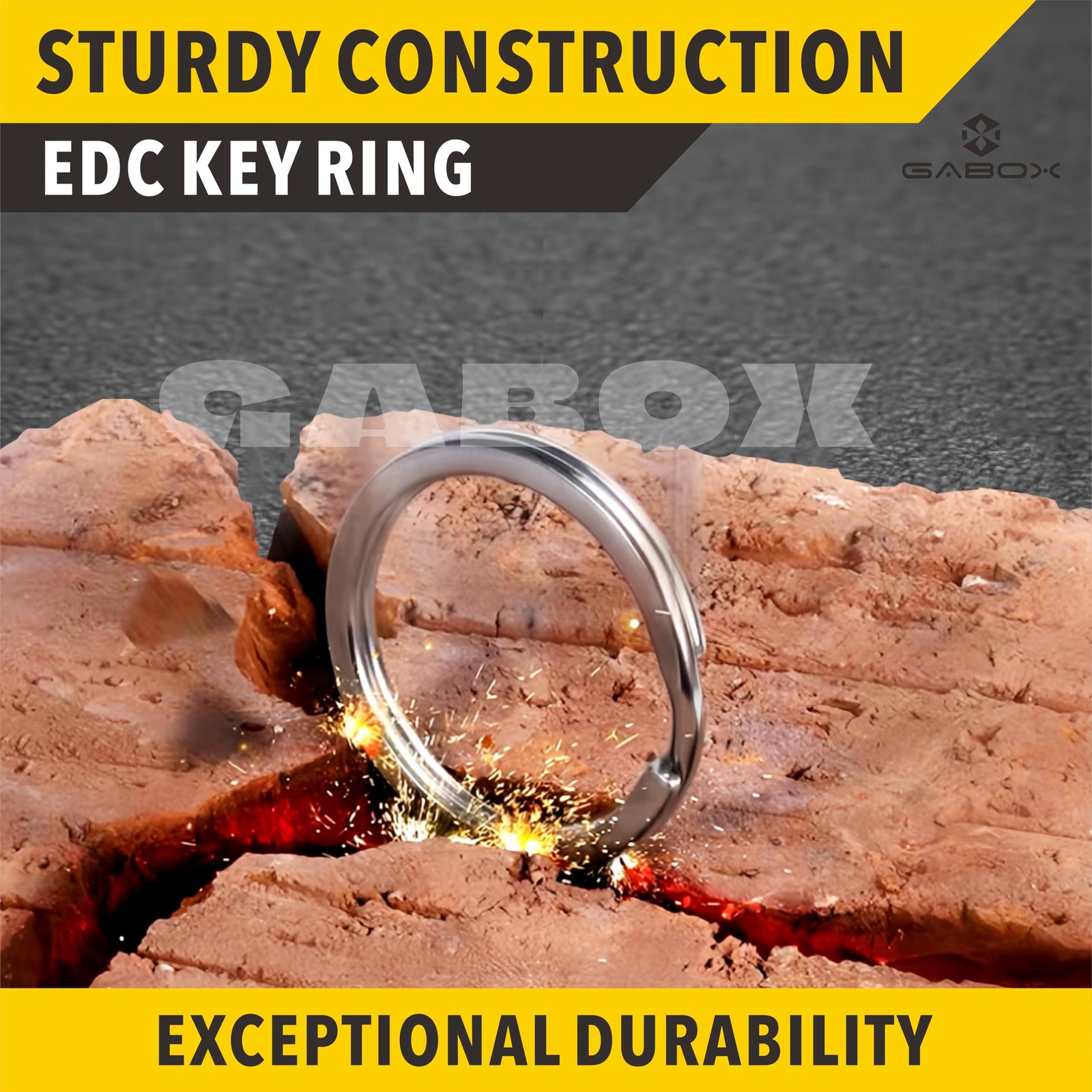 18 Pcs Medical-Grade 316L Stainless Steel Key Rings, Ideal for Marine Enthusi…