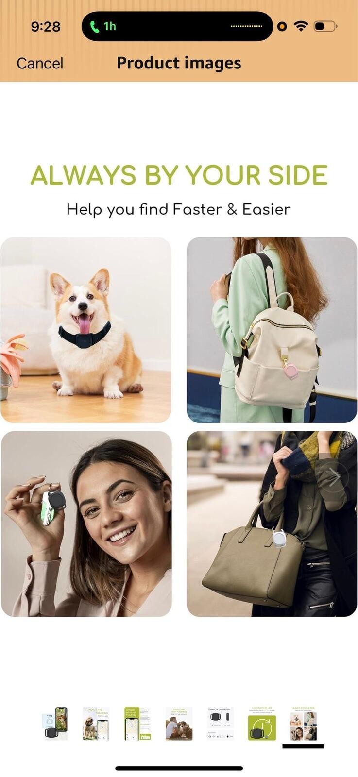 X Tag Bluetooth Tracker for Pets Compatible with Apple Find My