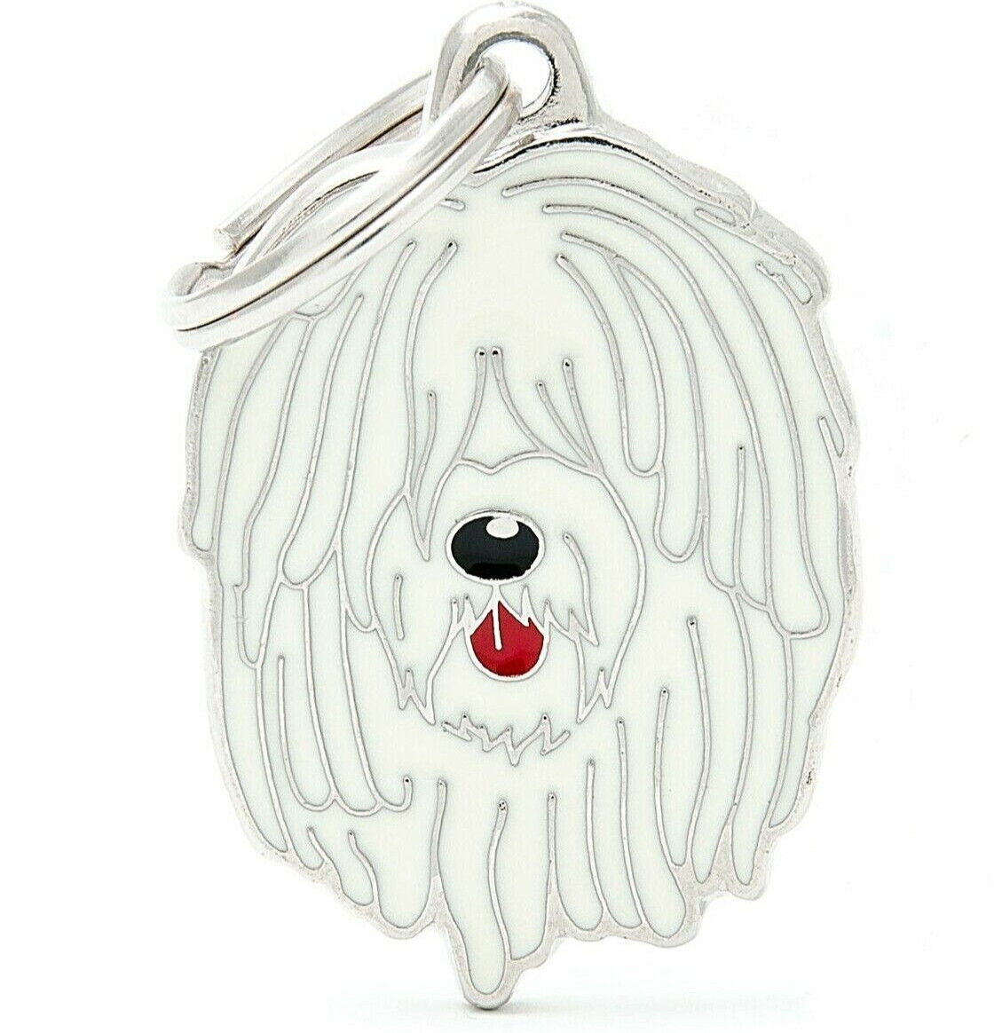 Komondor Dog ID Tag (90)- Engraved FREE – Personalised – Charm