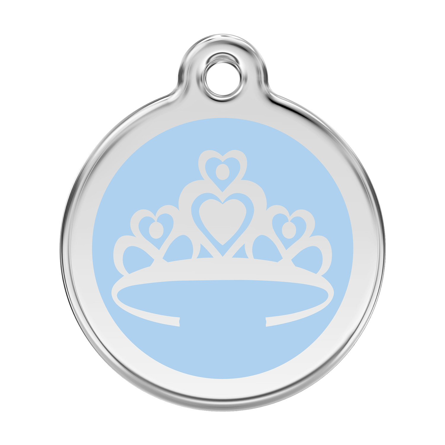 Red Dingo Dog Cat ID Pet Tag Engraved Free Shipping Crown – 11 Colors-Life Guar