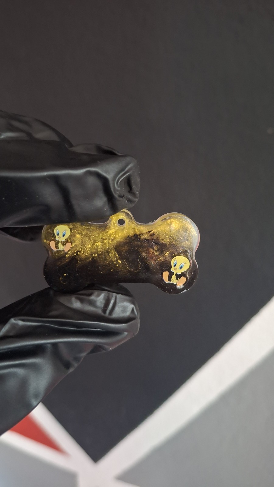 Resin Tag Dog Tweety