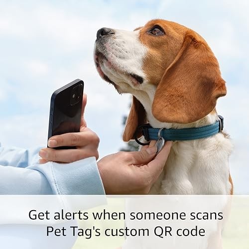 Pet Tag – Easy-to-Use QR Code – Real-Time Scanning Alerts – 1 Pet Tag